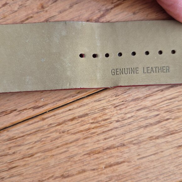 S.T.A.M.P.S Watch Red Rose Untested Nature Wearable Art - Picture 12 of 12